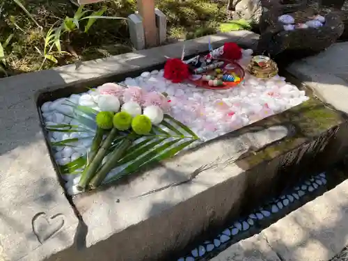 五泉八幡宮の手水舎