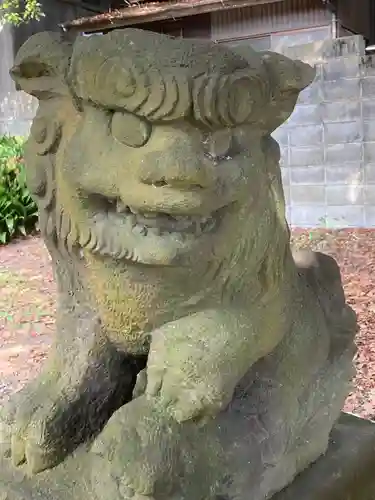 龍口明神社（元宮）の狛犬