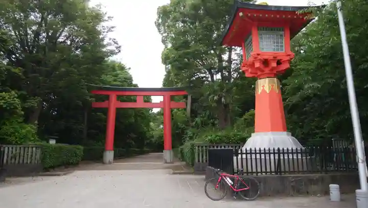 井草八幡宮の鳥居