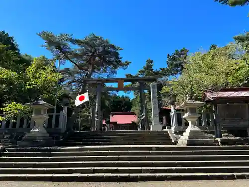 網走神社の鳥居