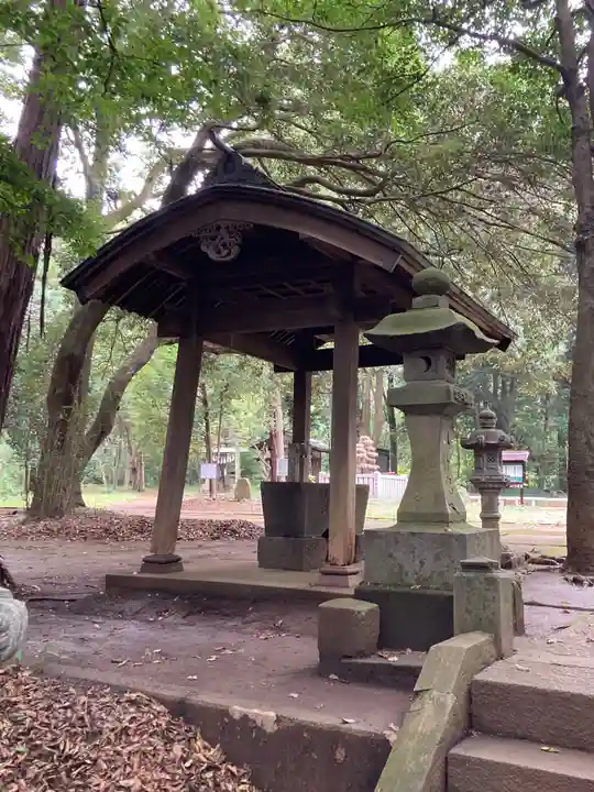 鳩峯八幡神社の手水舎