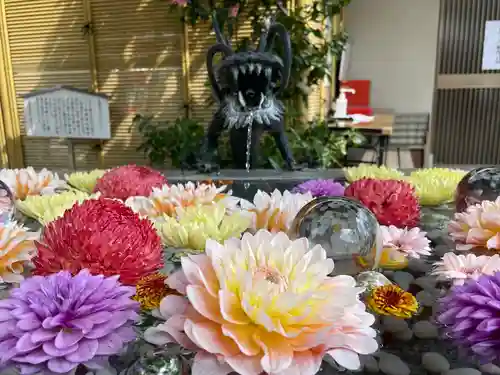 蛇窪神社の手水