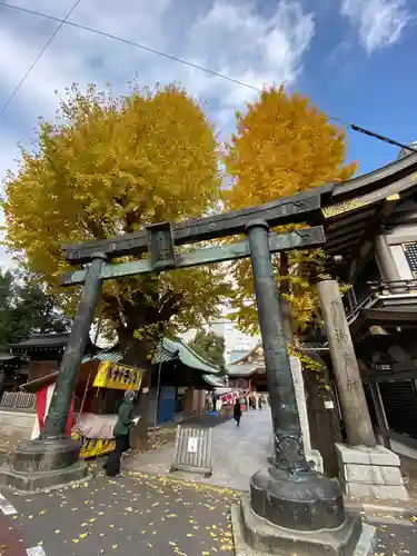 湯島天満宮の鳥居