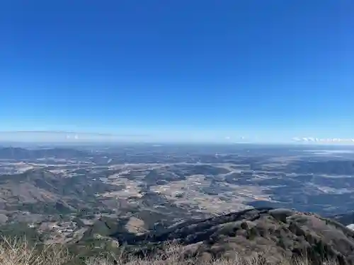 筑波山神社 女体山御本殿の景色