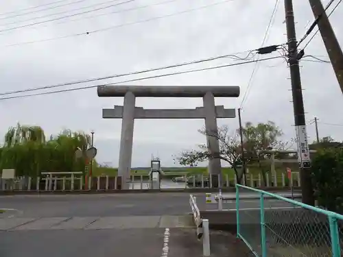 息栖神社の鳥居