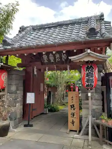 陽運寺の山門