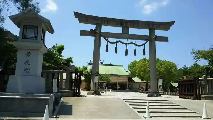 難波大社 生國魂神社の鳥居
