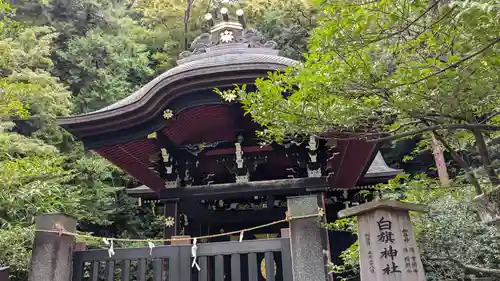 白旗神社の本殿