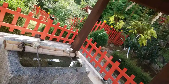 建勲神社の手水舎