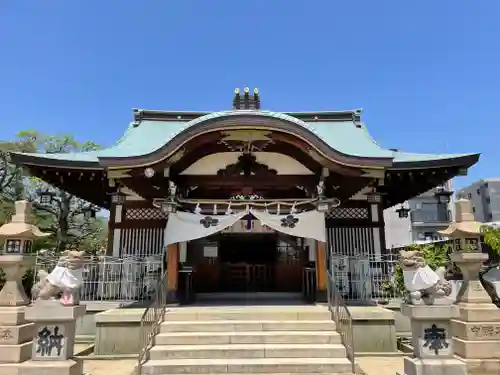打出天神社の本殿・本堂