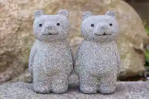 くまくま神社(導きの社 熊野町熊野神社)の狛犬(2022年06月24日(金) 20時02分41秒投稿)