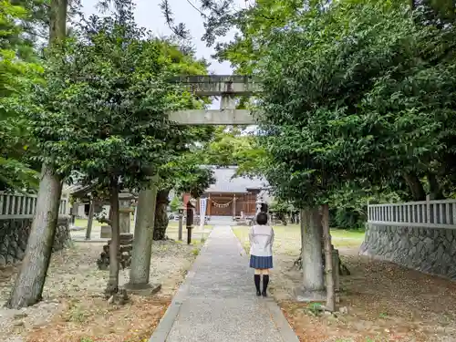 篠束神社の鳥居