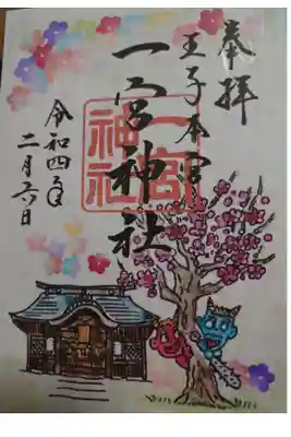 一宮神社で頂きました。