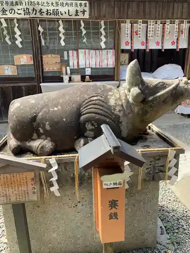 生身天満宮の狛犬