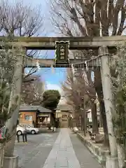 上田端八幡神社の鳥居