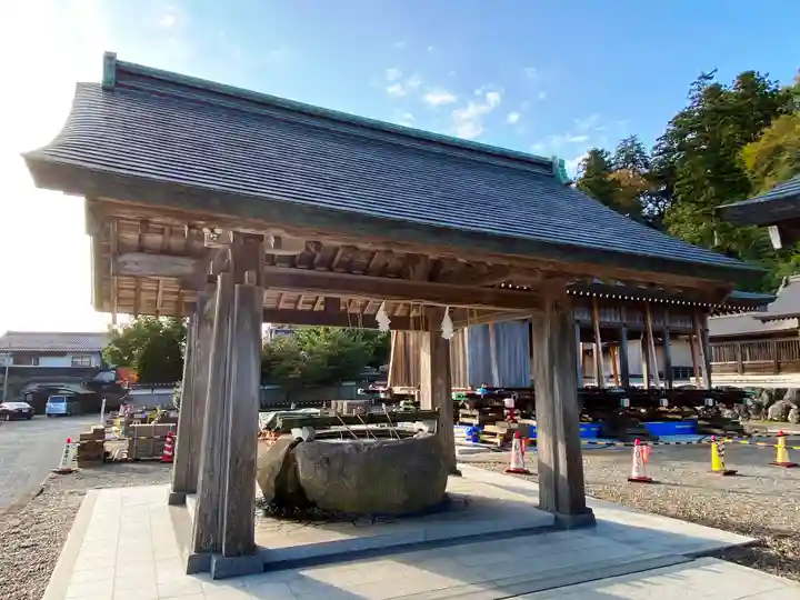 佐太神社の手水舎