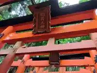 伏見稲荷大社 御膳谷奉拝所の鳥居