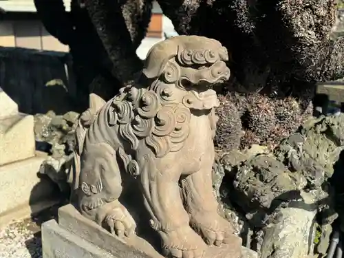 叶神社 (西叶神社)の狛犬