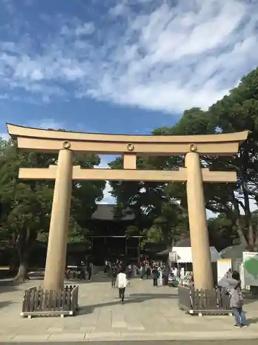 明治神宮の鳥居