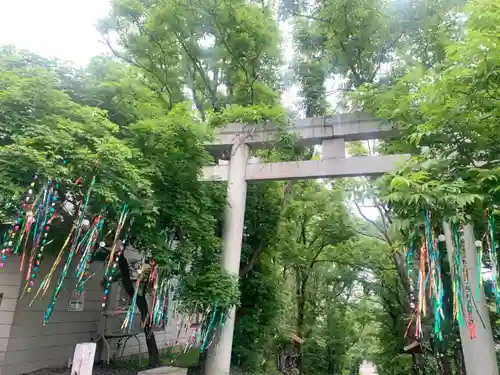 釧路一之宮 厳島神社の鳥居