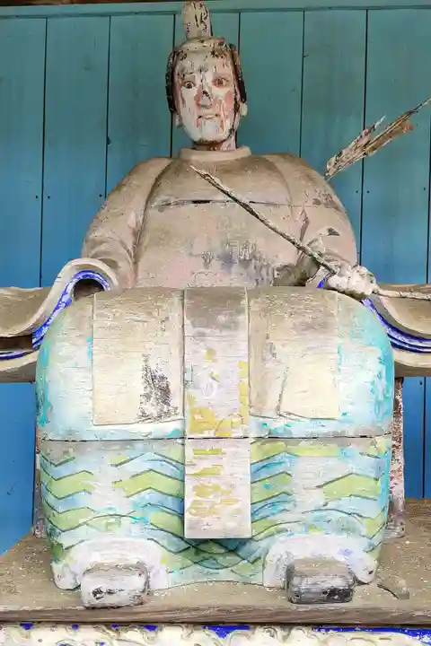 古殿八幡神社の像