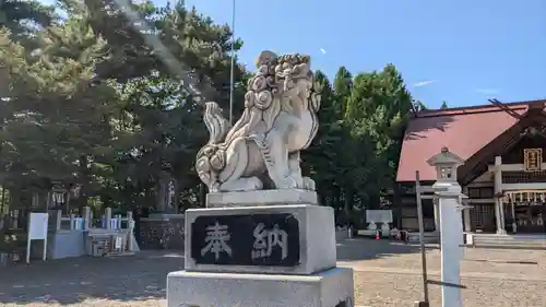 當麻神社の狛犬