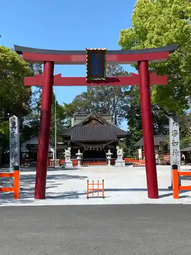 嘯吹八幡神社の鳥居