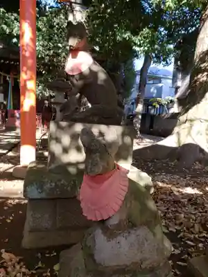 松庵稲荷神社の狛犬