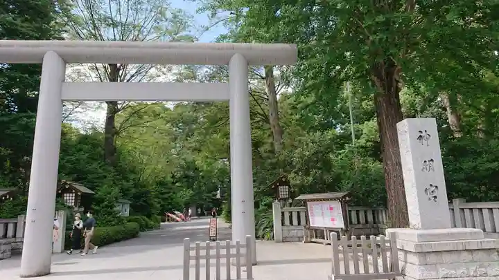 阿佐ヶ谷神明宮の鳥居