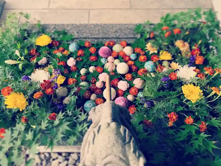滑川神社 - 仕事と子どもの守り神の手水舎
