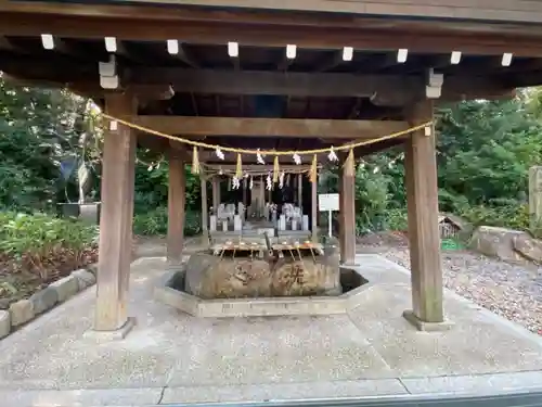 愛知縣護國神社の手水舎