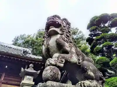 成石神社の狛犬