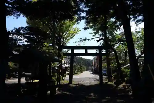  岳温泉神社 の鳥居