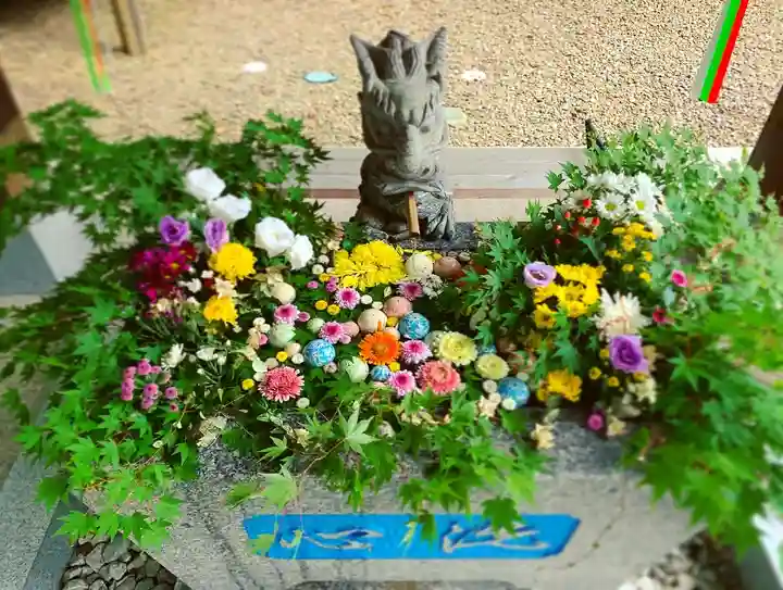 滑川神社 - 仕事と子どもの守り神の手水舎