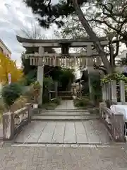 出町妙音堂の鳥居