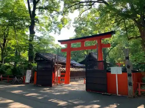 河合神社（鴨川合坐小社宅神社）の鳥居