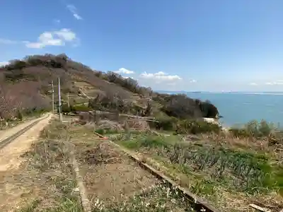 世界第一八百萬神之御殿　寄島分殿の景色