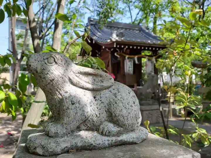 豊崎神社の狛犬