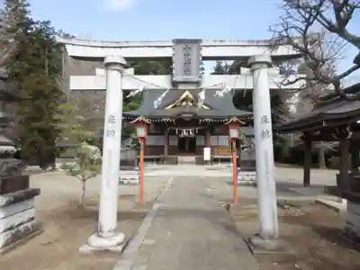 女化神社の鳥居