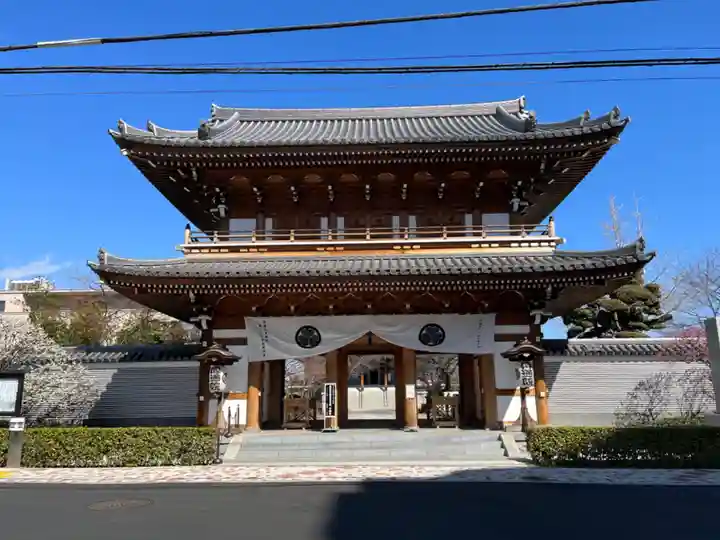 伝通院の山門・神門