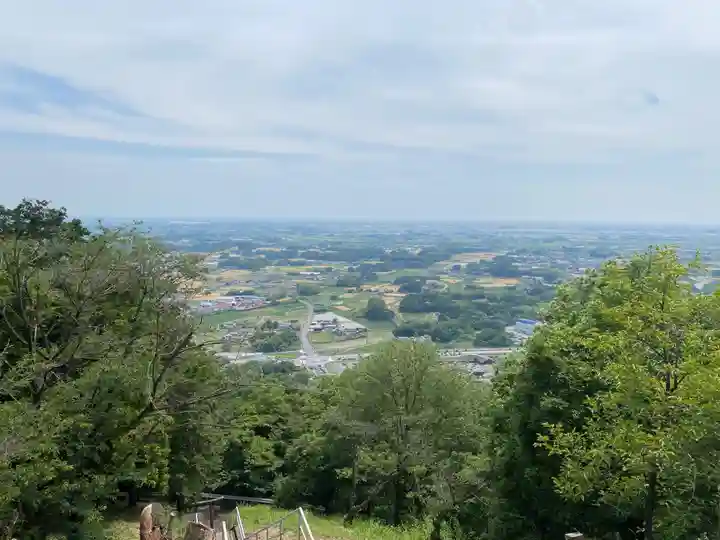 三毳神社(奥宮)の景色