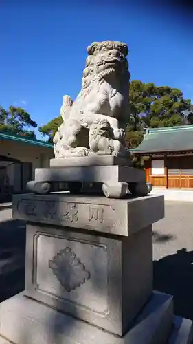 川原神社の狛犬