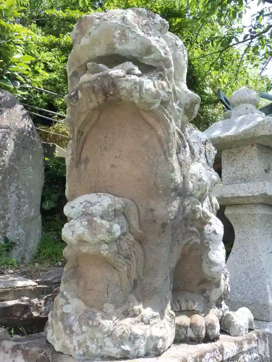 天佐志比古命神社の狛犬