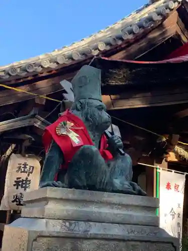 清洲山王宮　日吉神社の狛犬