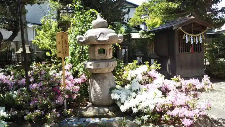 菊田神社の庭園