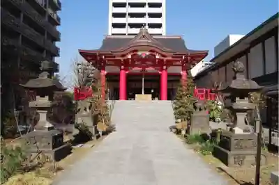 成子天神社の本殿・本堂
