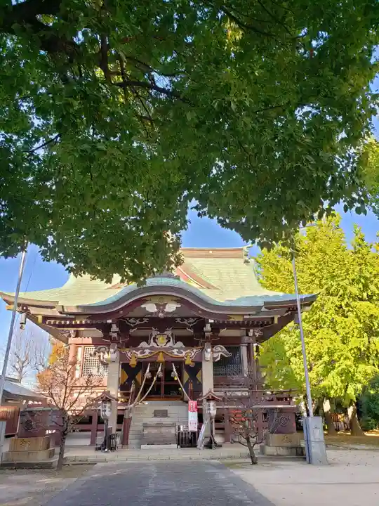 諏訪神社の本殿・本堂