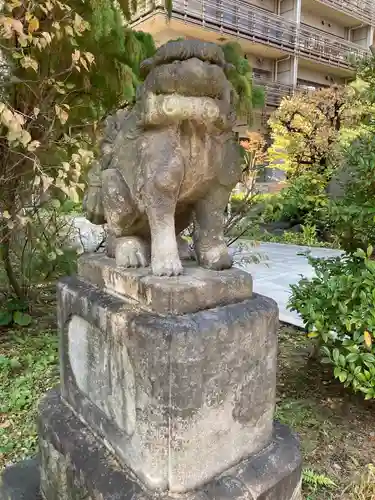 成子天神社の狛犬