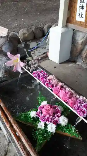 星置神社の手水