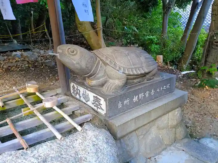 桶狭間神明社の手水舎